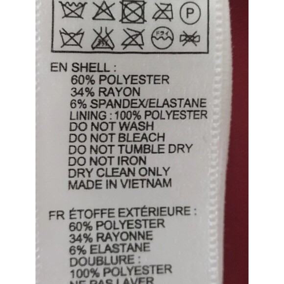 Vtg Forever 21 Dress Women's Stewardess Mini Large RED - Picture 11 of 14